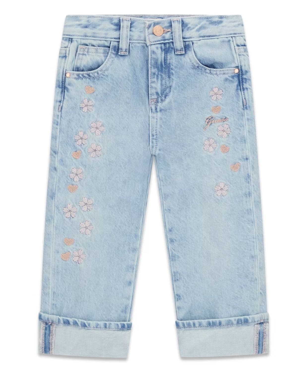Guess meisjes spijkerbroek bloemen