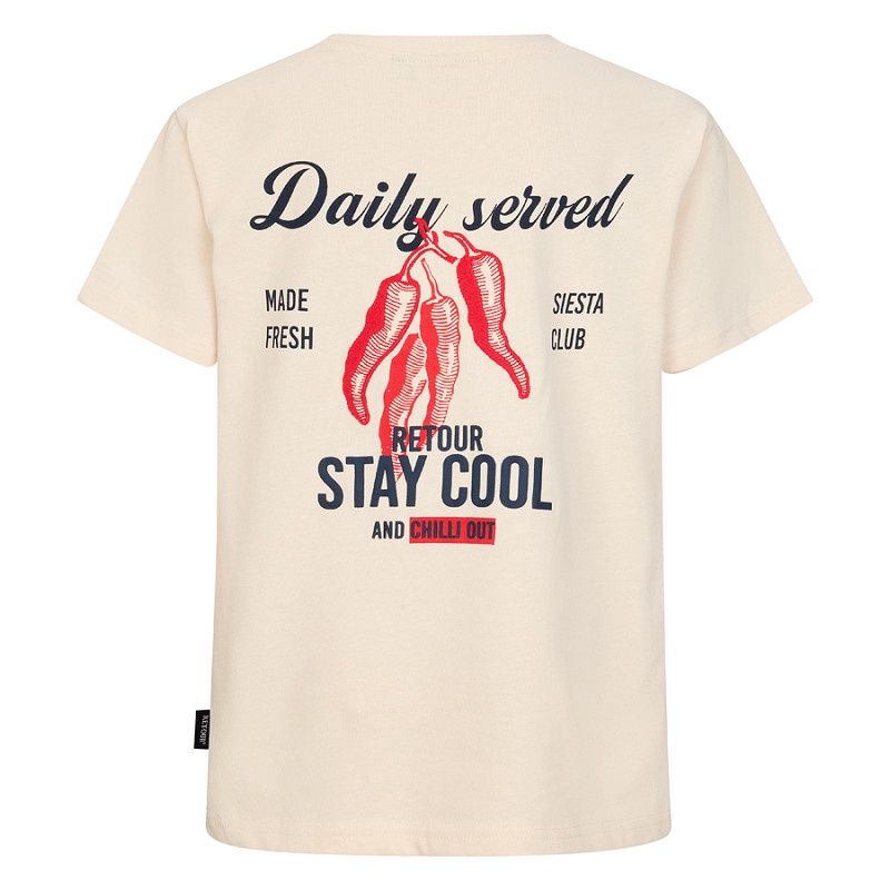 Retour jongens tshirt beige Bruno