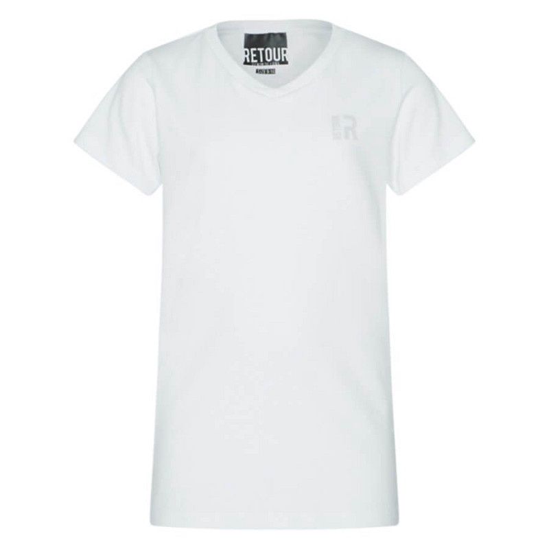 Retour jongens tshirt wit Sean