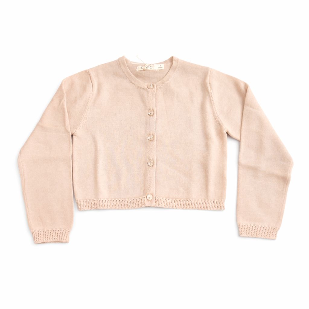 EMC baby meisjes vest beige gebreid