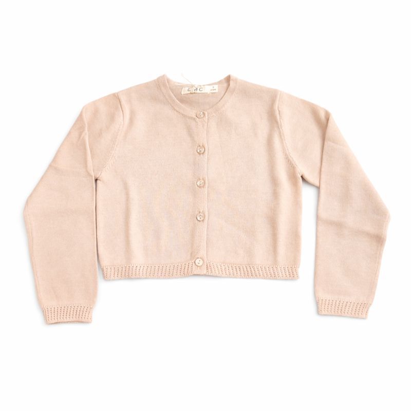 EMC baby meisjes vest beige gebreid