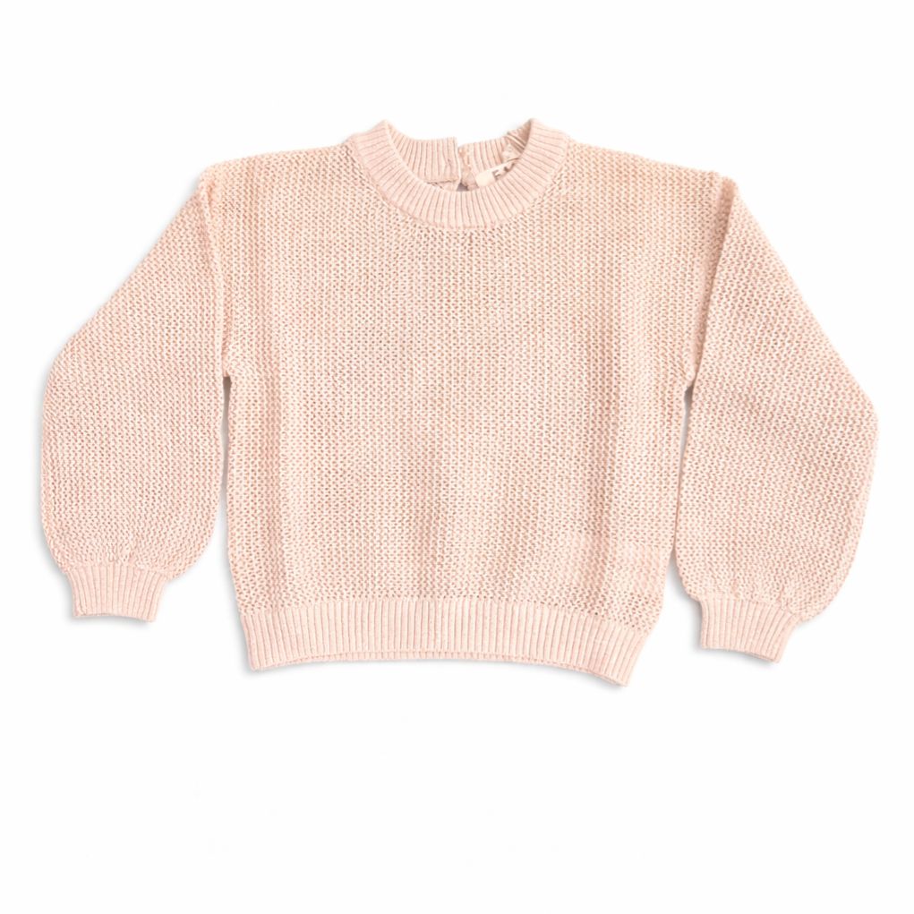 EMC meisjes trui beige glitter