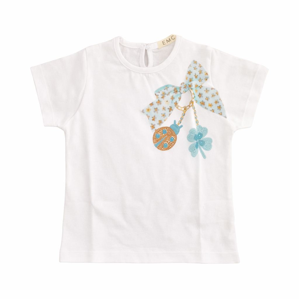 EMC meisjes tshirt  strik groen