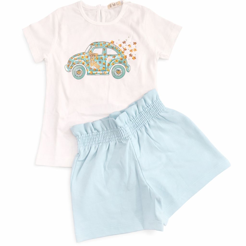 EMC meisjes set groen auto