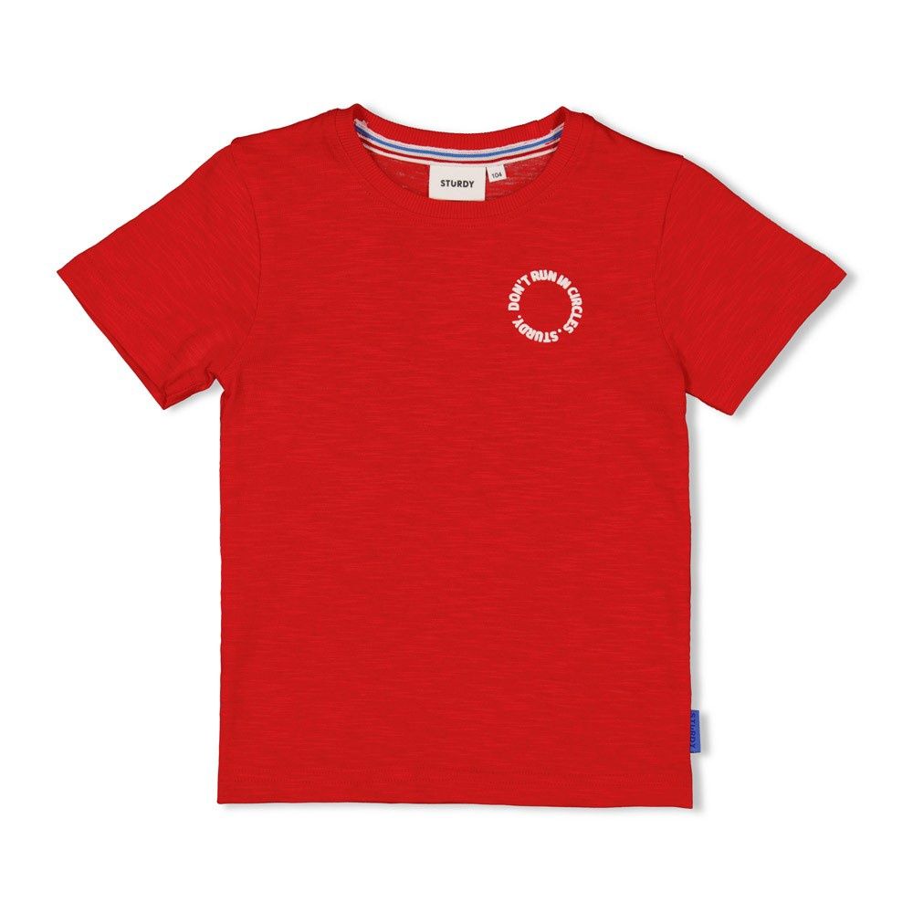 Sturdy T-shirt - Run the Day rood