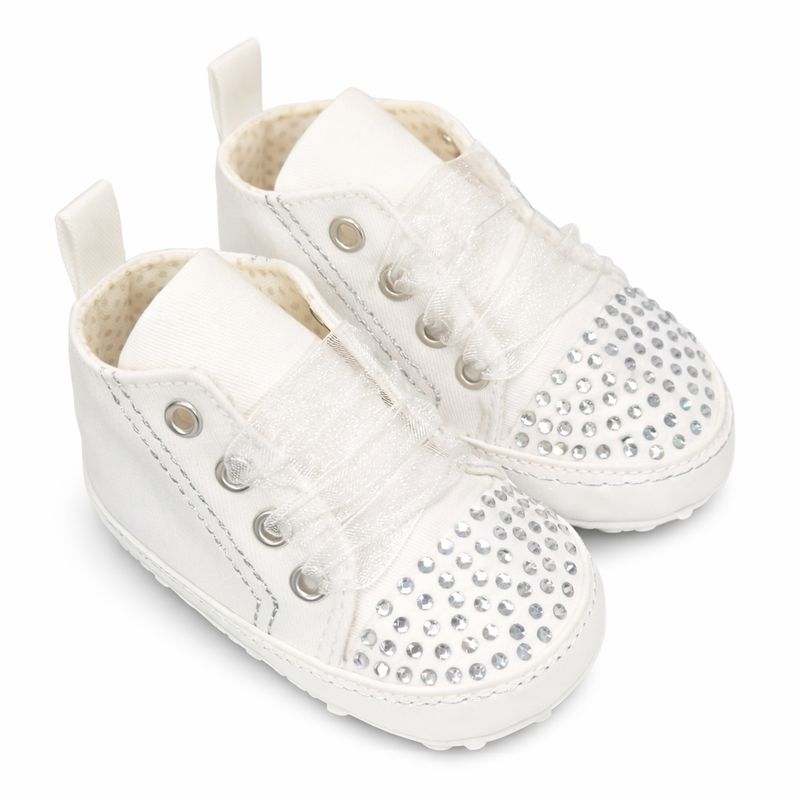 EMC baby meisjes schoen wit glitter