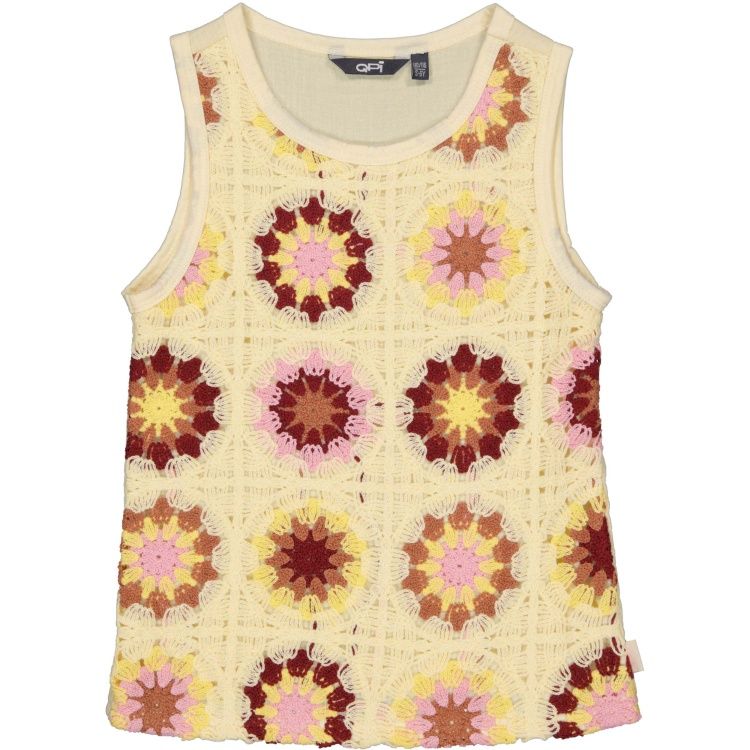 Quapi meisjes top mouwoos gebreid