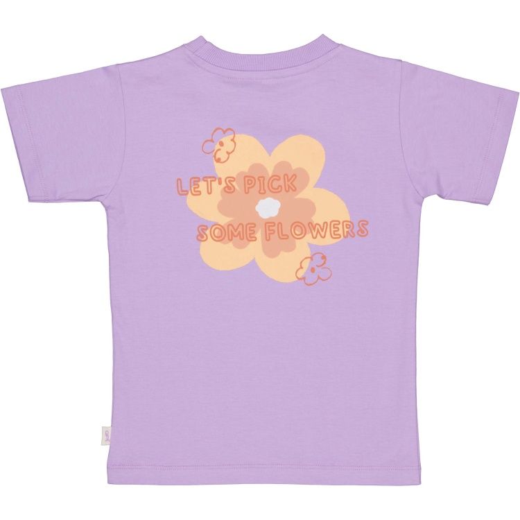 Quapi meisjes tshirt paars bloem