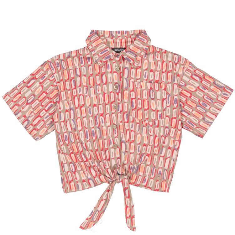 Quapi meisjes shirt knoop
