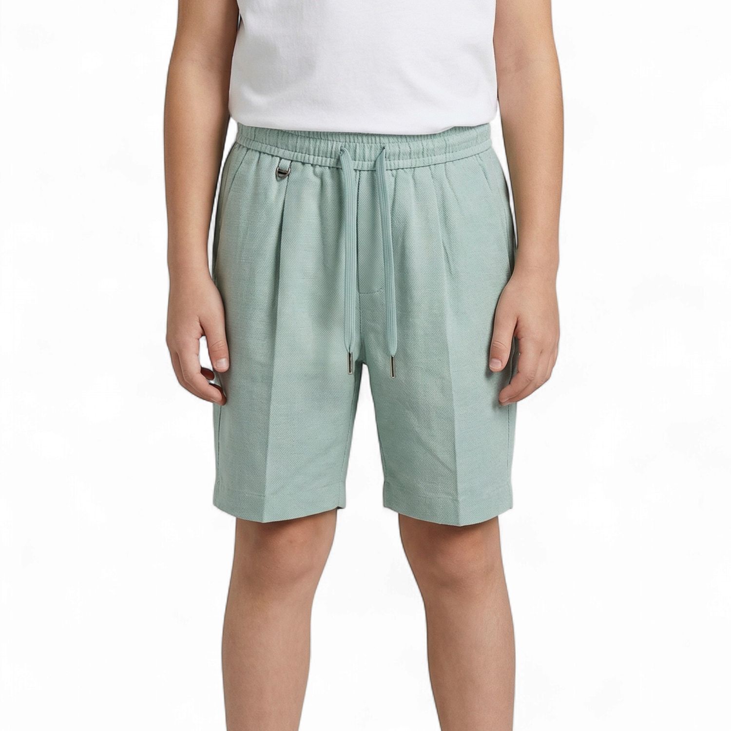 Antony Morato korte broek linnen groen