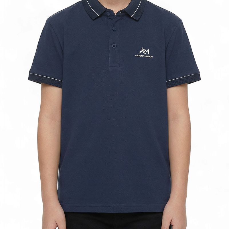 Antony Morato jongens polo soft blue