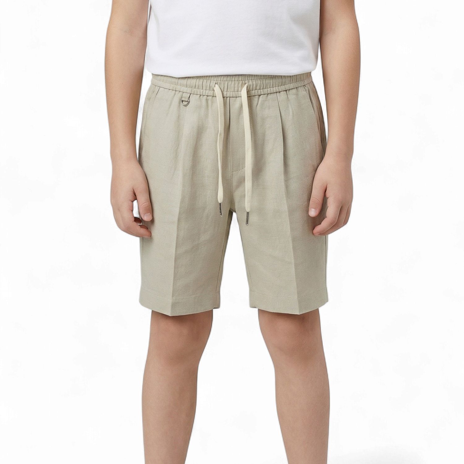 Antony Morato korte broek linnen beige