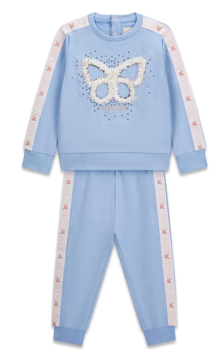 Guess baby meisjes set blauw vlinder