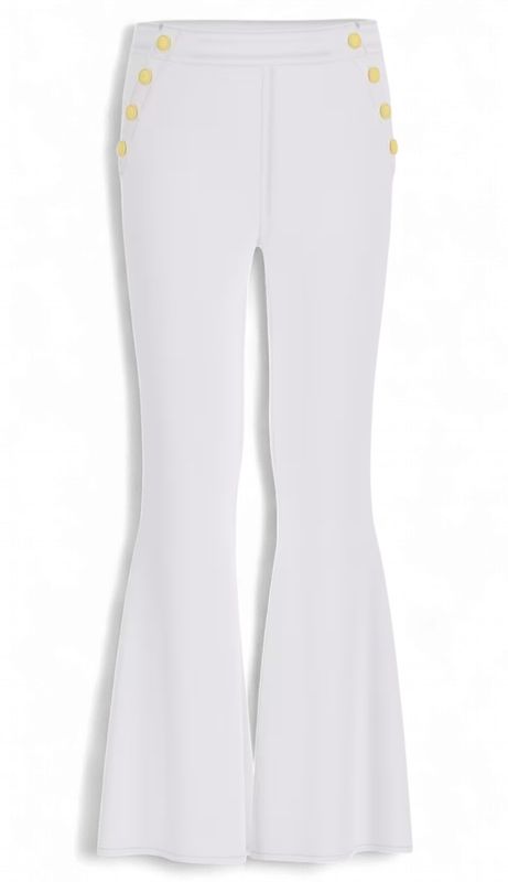Guess meisjes flair broek wit