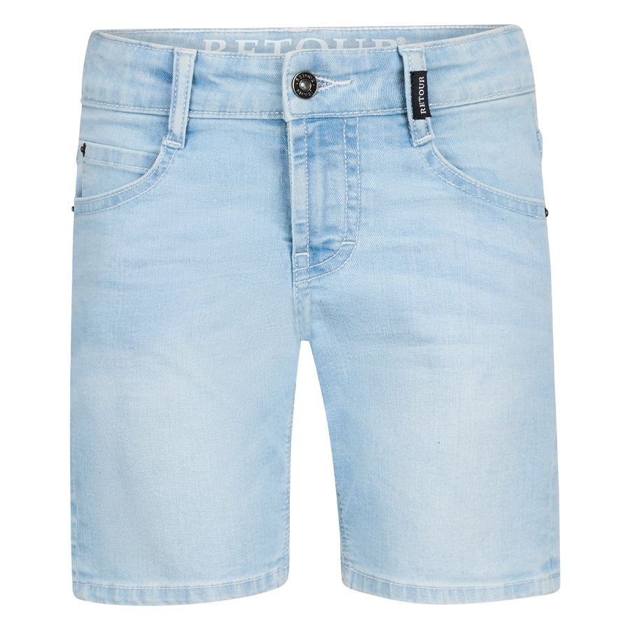 Retour jongens korte spijkerbroek licht blauw