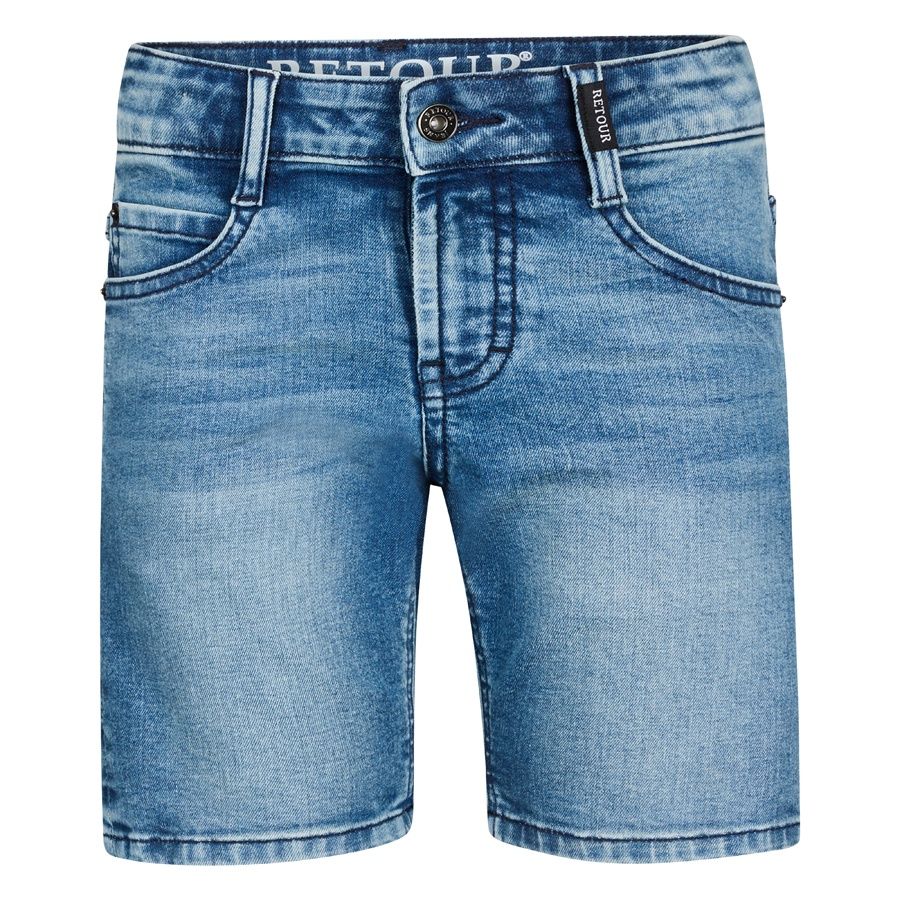 Retour jongens korte spijkerbroek blauw