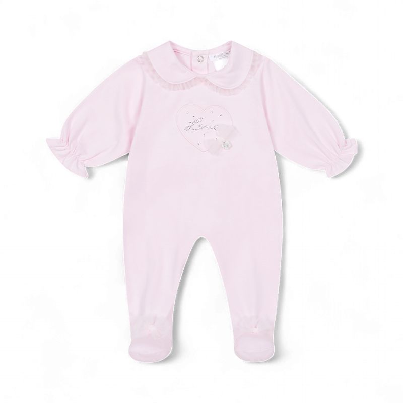 Deolinda baby meisjes boxpakje roze hart