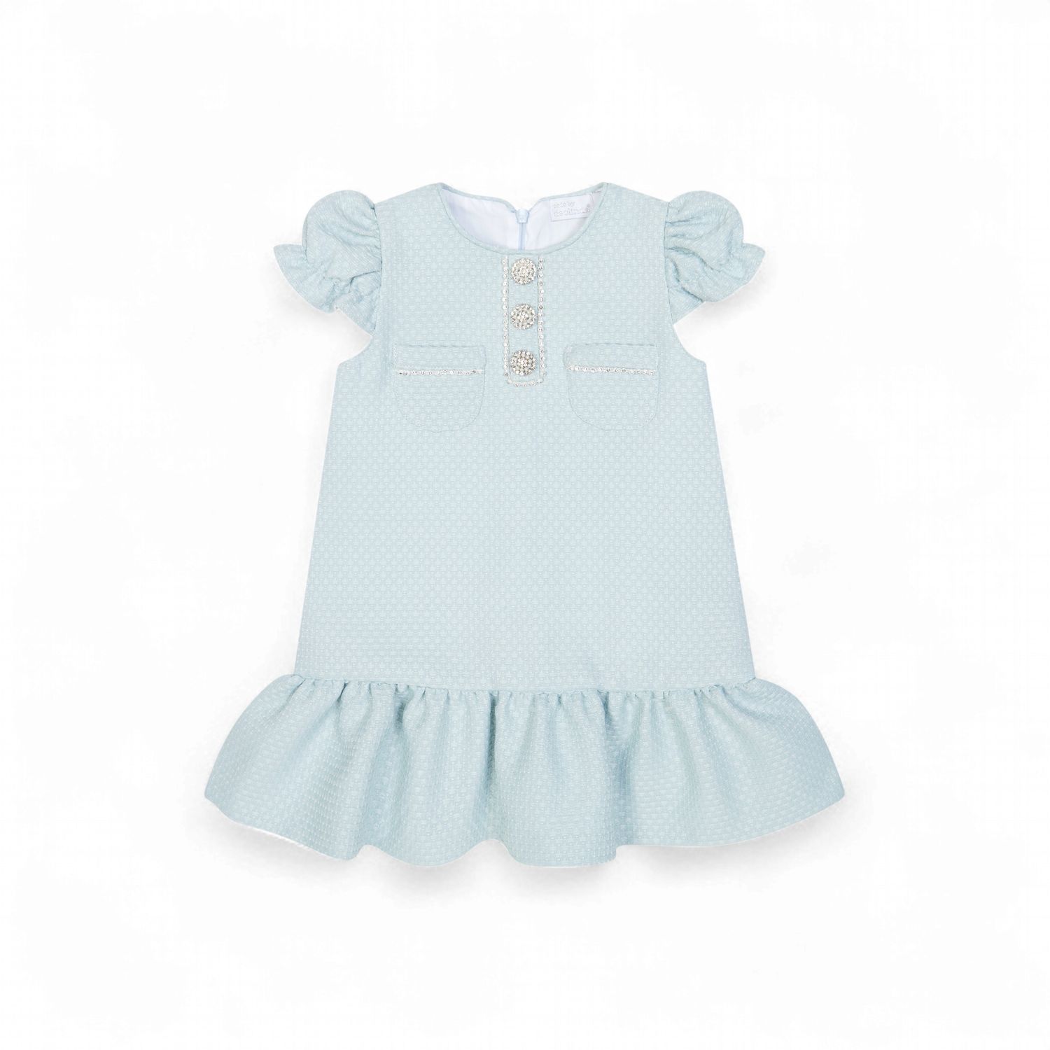 Deolinda baby en meisjes jurk licht blauw