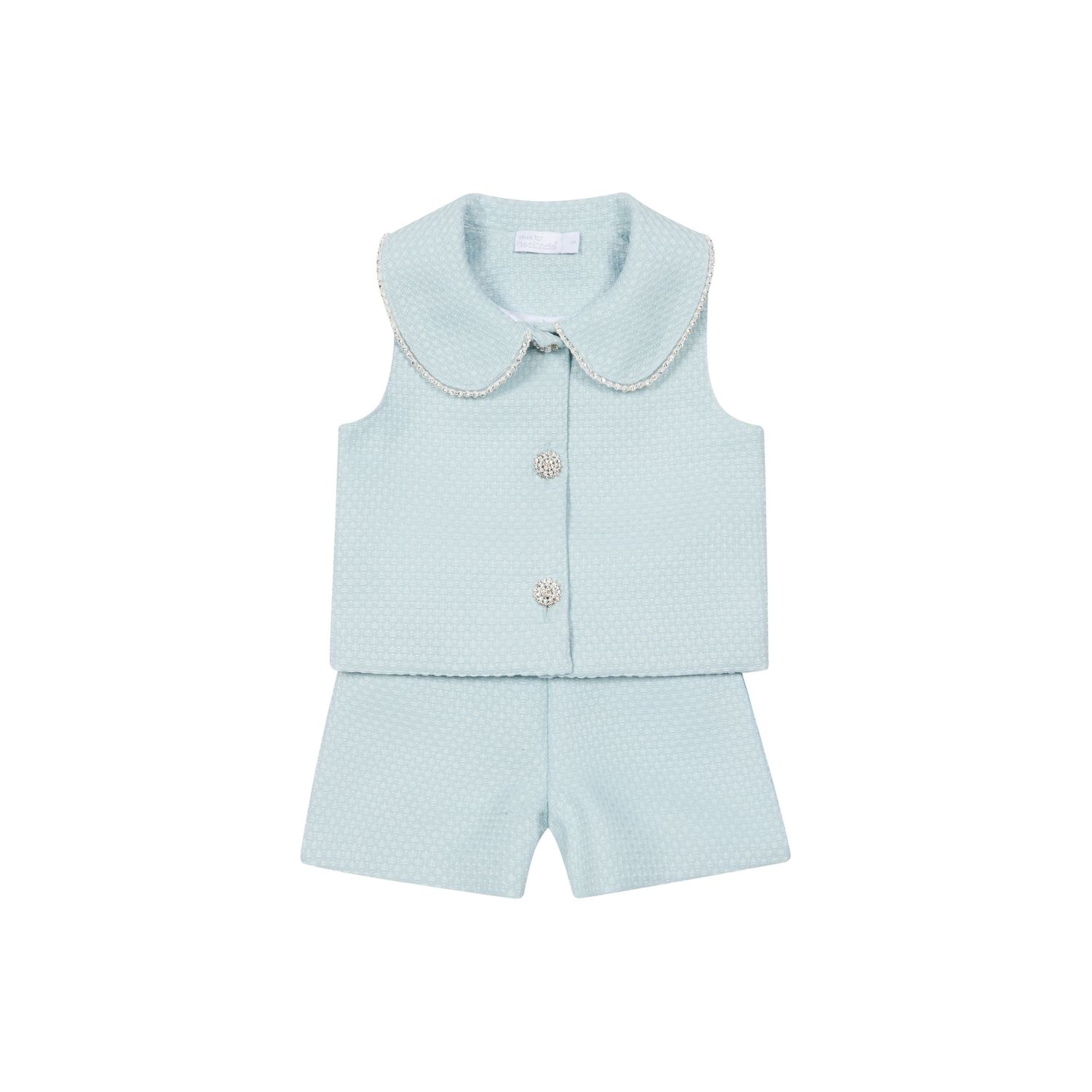 Deolinda baby en meisjes set licht blauw