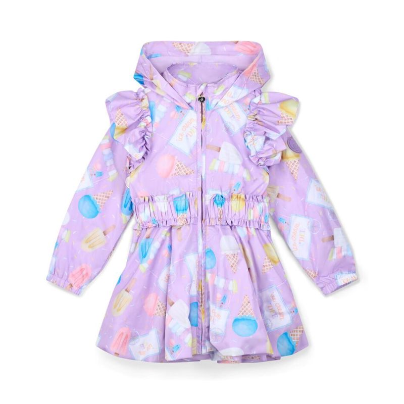 A’Dee Sabrina zomerjas met ice cream print (Lilac Dreams)