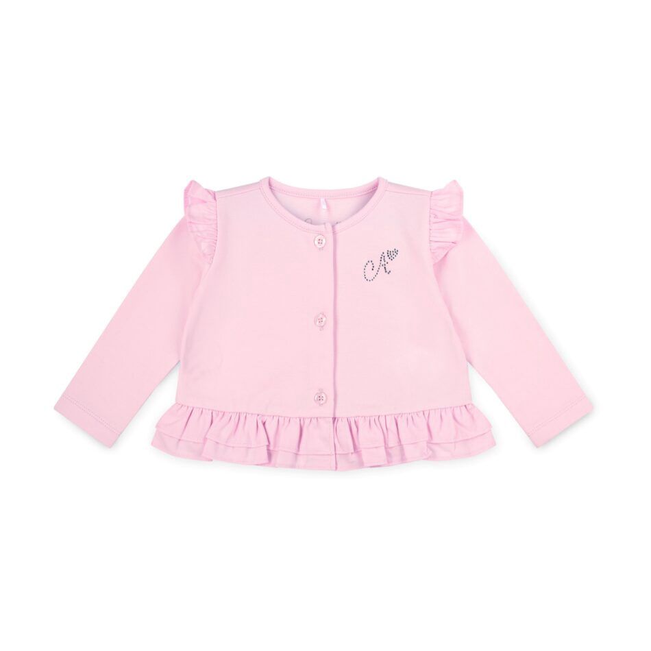 Little A Olivia vestje met strik detail (Pink Blossom)