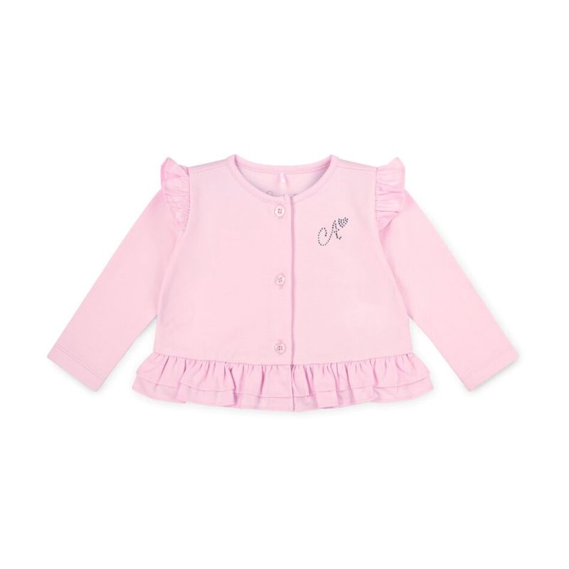 Little A Olivia vestje met strik detail (Pink Blossom)