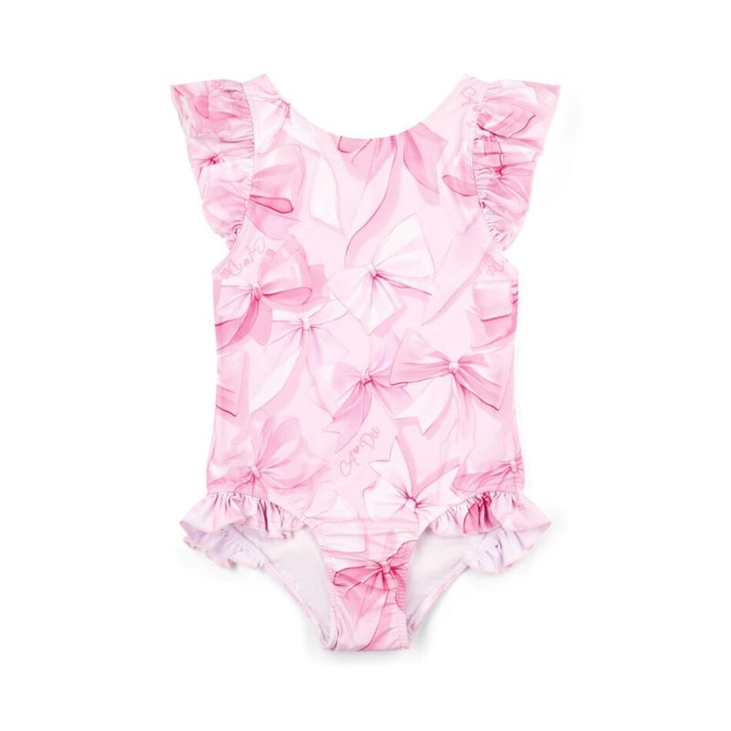 A’Dee Raya badpak met strik opdruk (pink blossom)