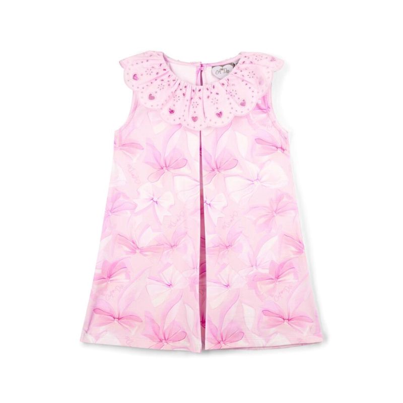 A’Dee Ruth strikprint jurk (pink bloosom)