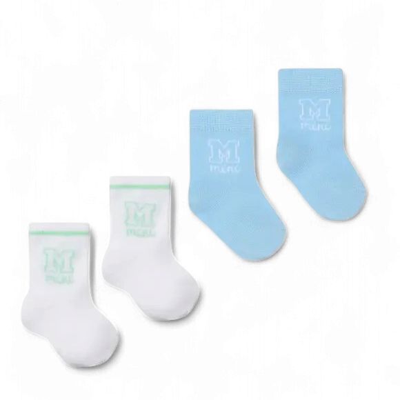 Mitch &amp; Son Nathan sokken blauw/wit 2 paar