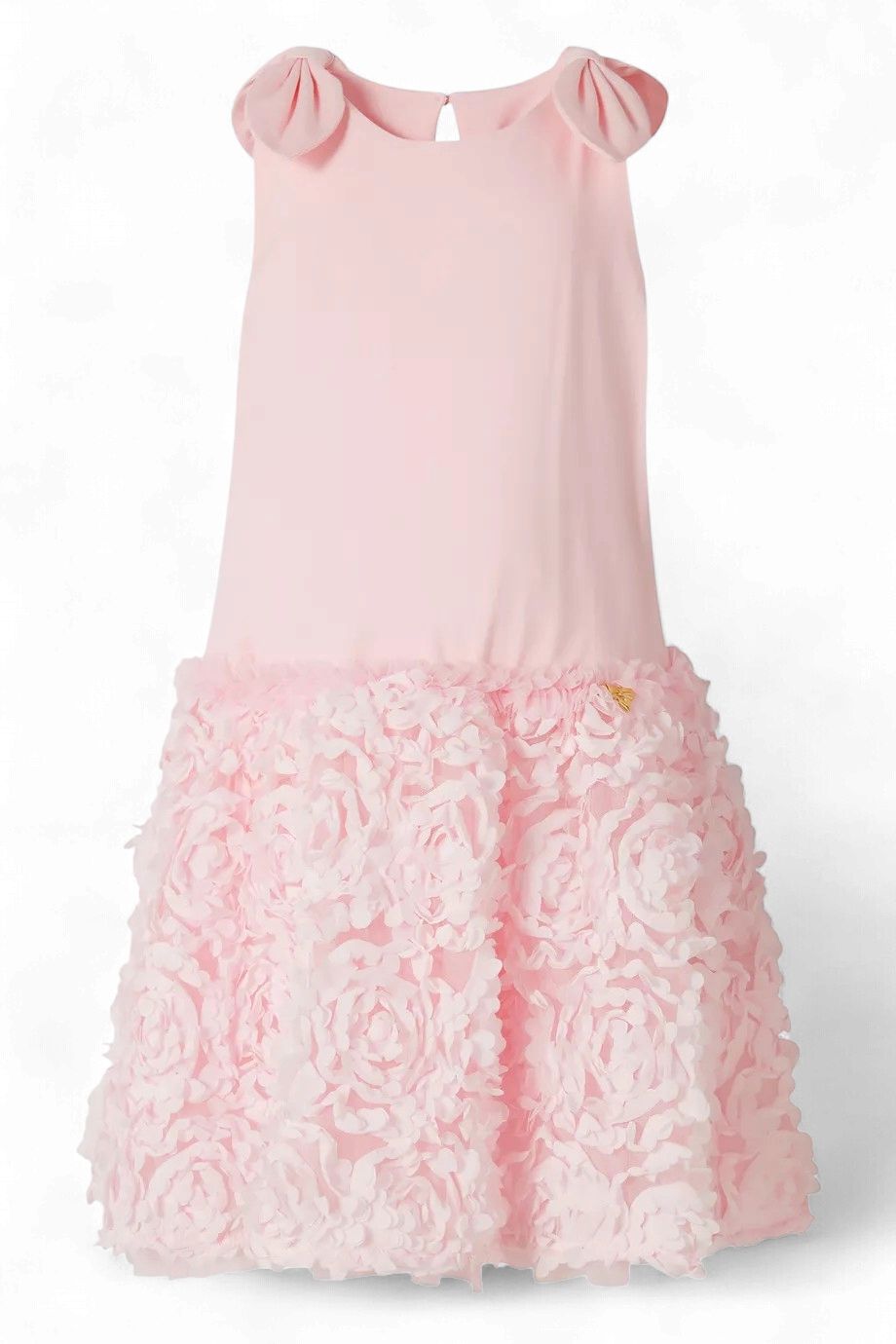 Angel's Face Lauren Drop Waist 3D Flower Dress