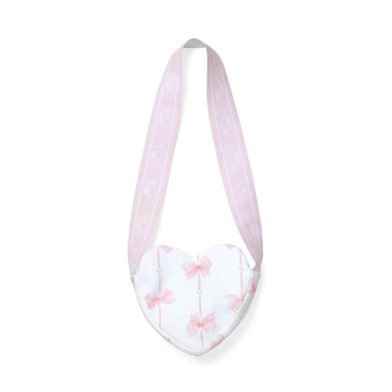 A’Dee Rosia hartjesvorm tas (Bright White)