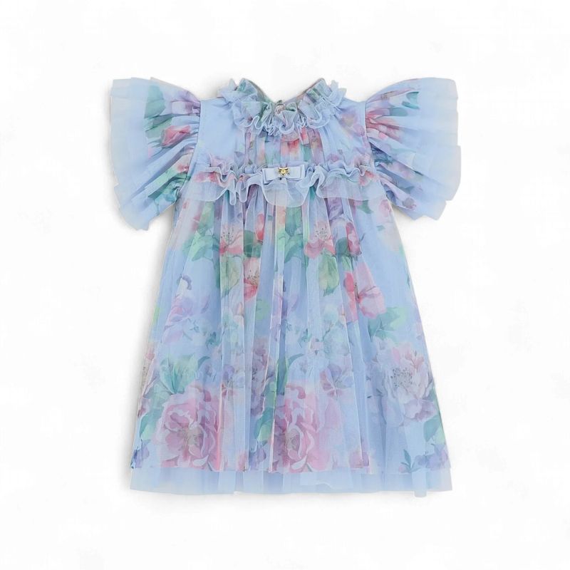 Angel's face wendy garden flower tulle baby dress