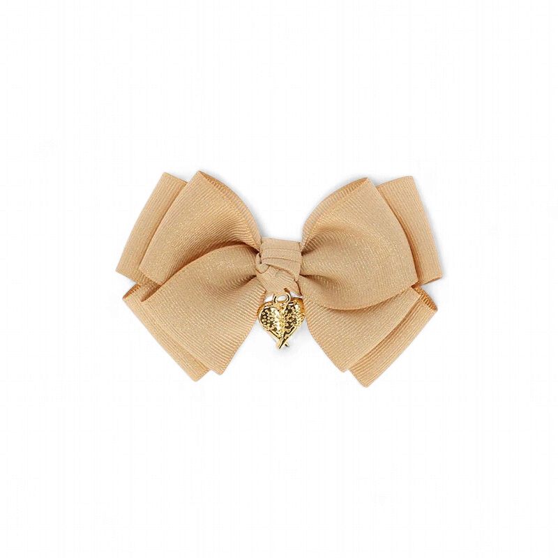 Angel's face haarstrik clip metallic gold