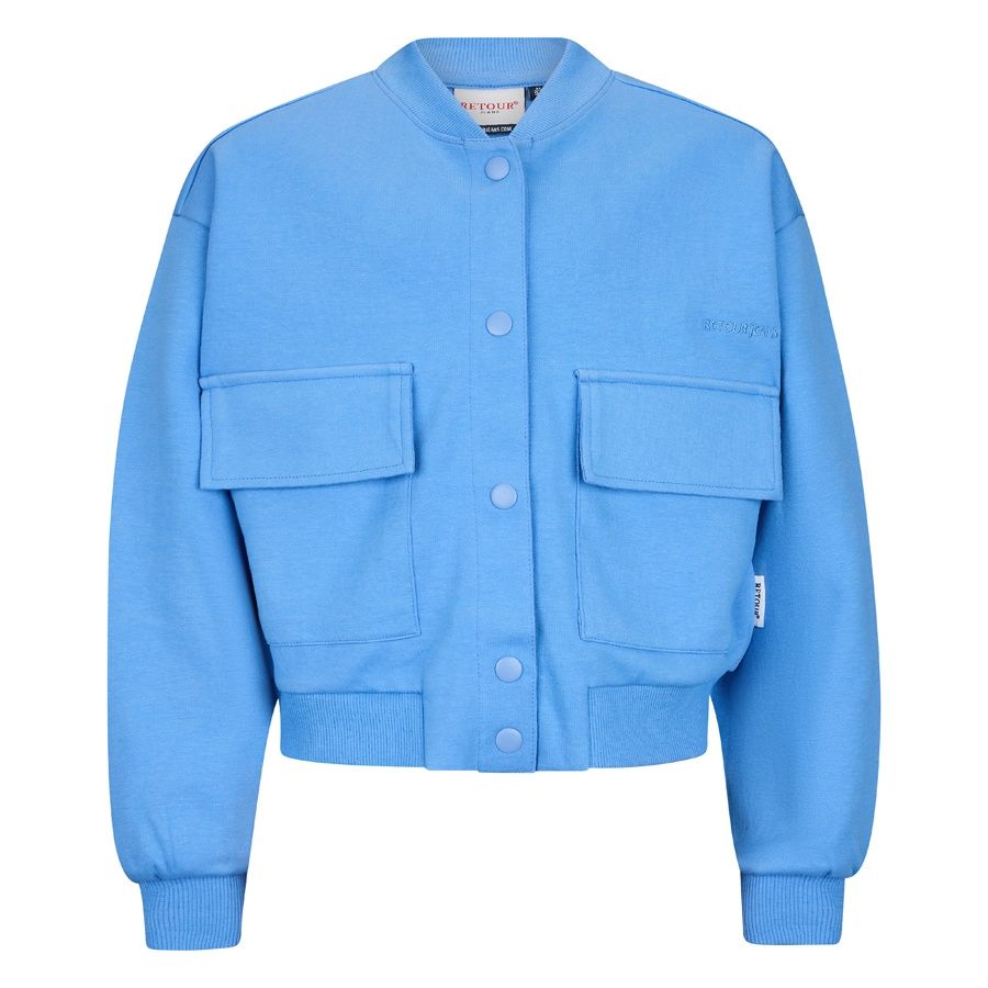 Retour meisjes vest Toulouse licht blauw