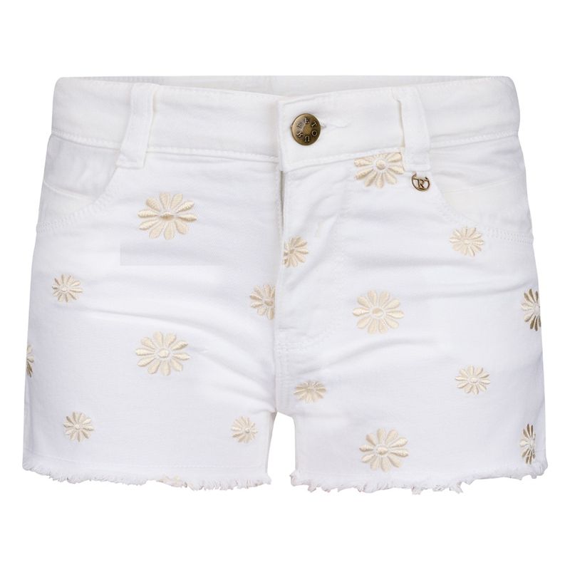 Retour meisjes korte broek denim wit Sevran
