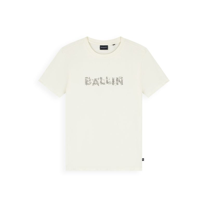 Ballin Junior Stamped Logo T-shirt ecru