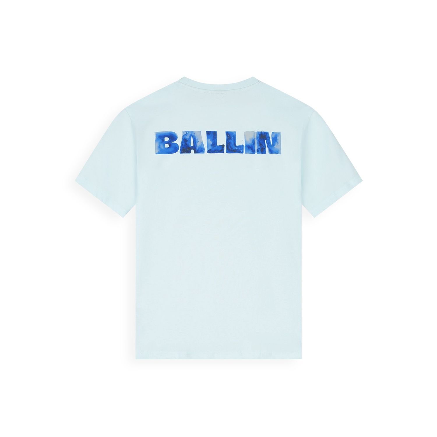 Ballin Junior Watercolor Logo T-shirt licht blauw