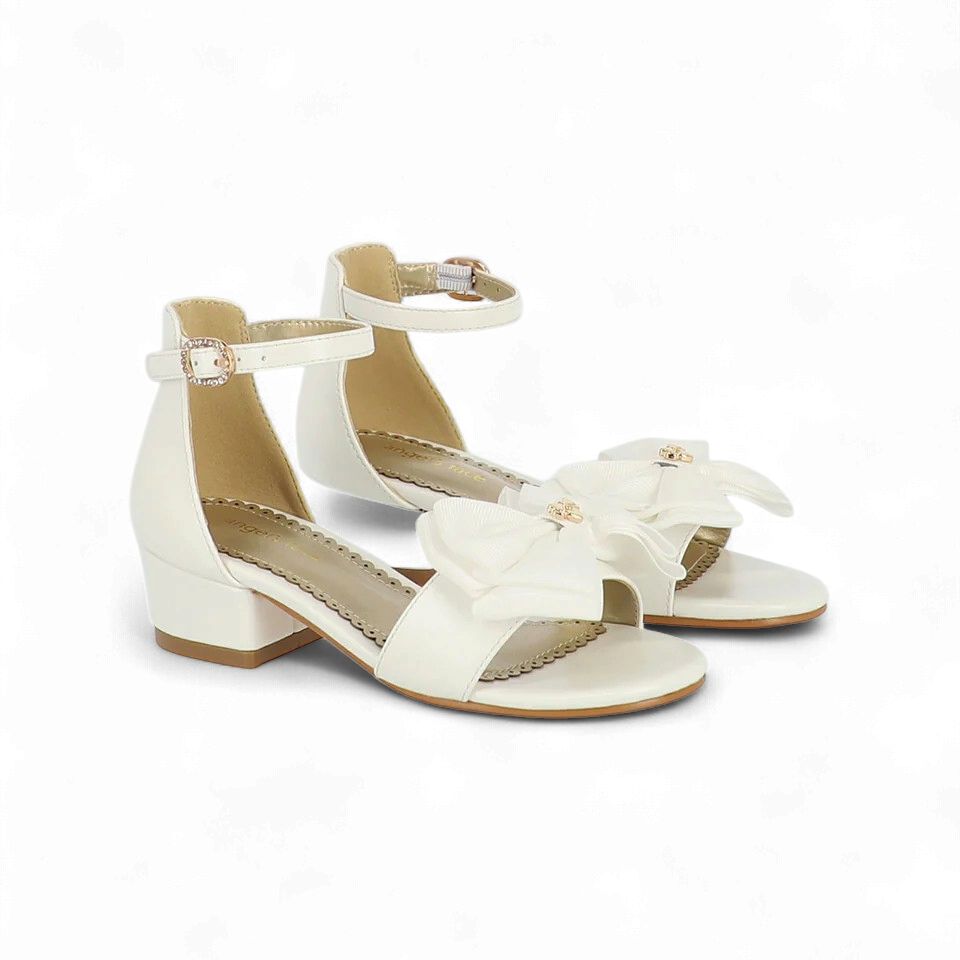 Angel's face Cecilia Bow Sandal Snowdrop