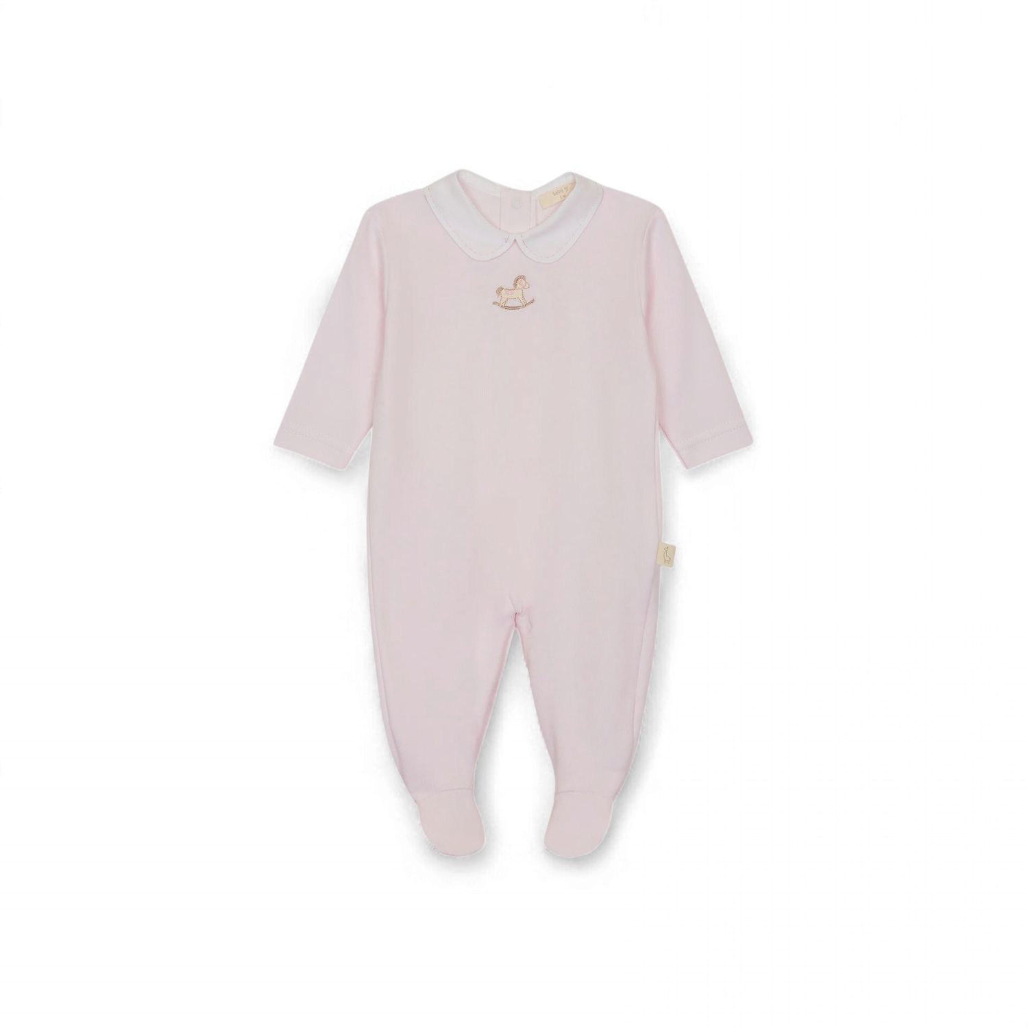 Baby Gi meisjes boxpakje roze paard