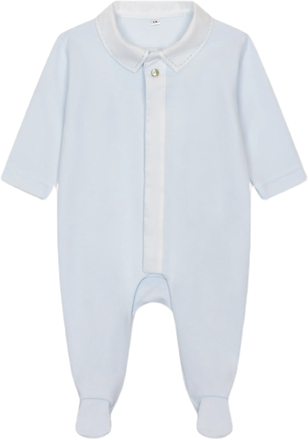 Baby Gi jongens  boxpakje  blauw witte kraag