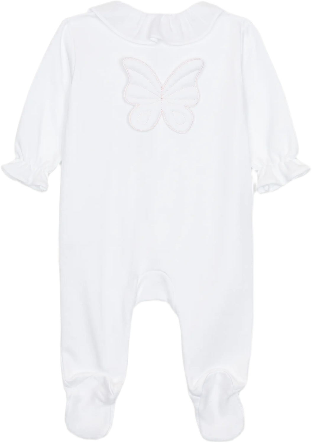 Baby Gi meisjes boxpakje wit vlinder op rug