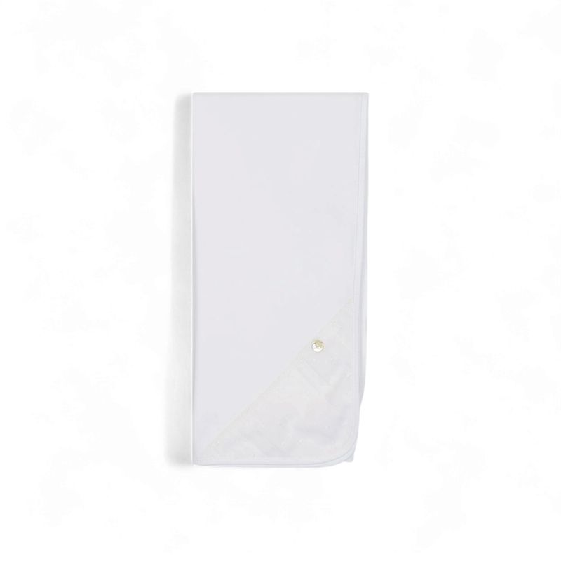 Baby Gi omslagdoek wit kant