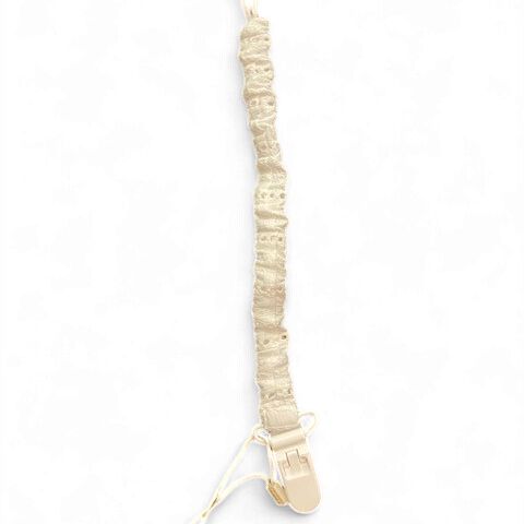 Baby Gi speenkoord kant wit