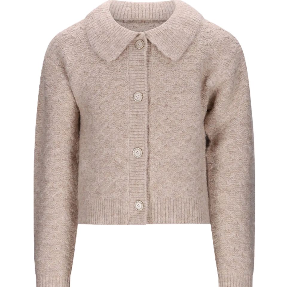 Le Chic Meisjes Vest Omsky Knitted Hearts Of Gold