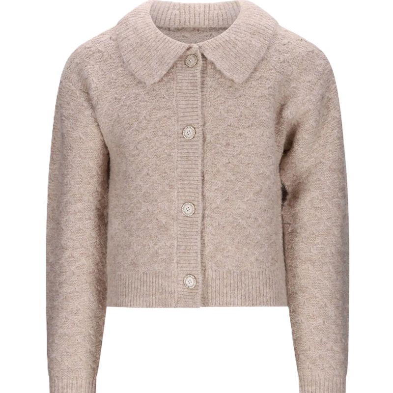 Le Chic Meisjes Vest Omsky Knitted Hearts Of Gold