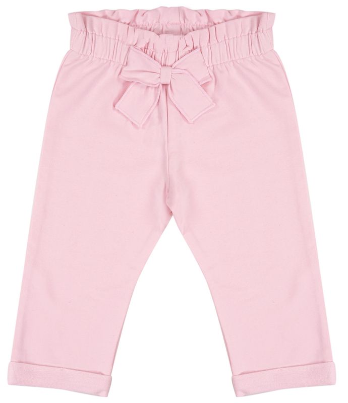 EMC baby meisjes broek licht roze strik