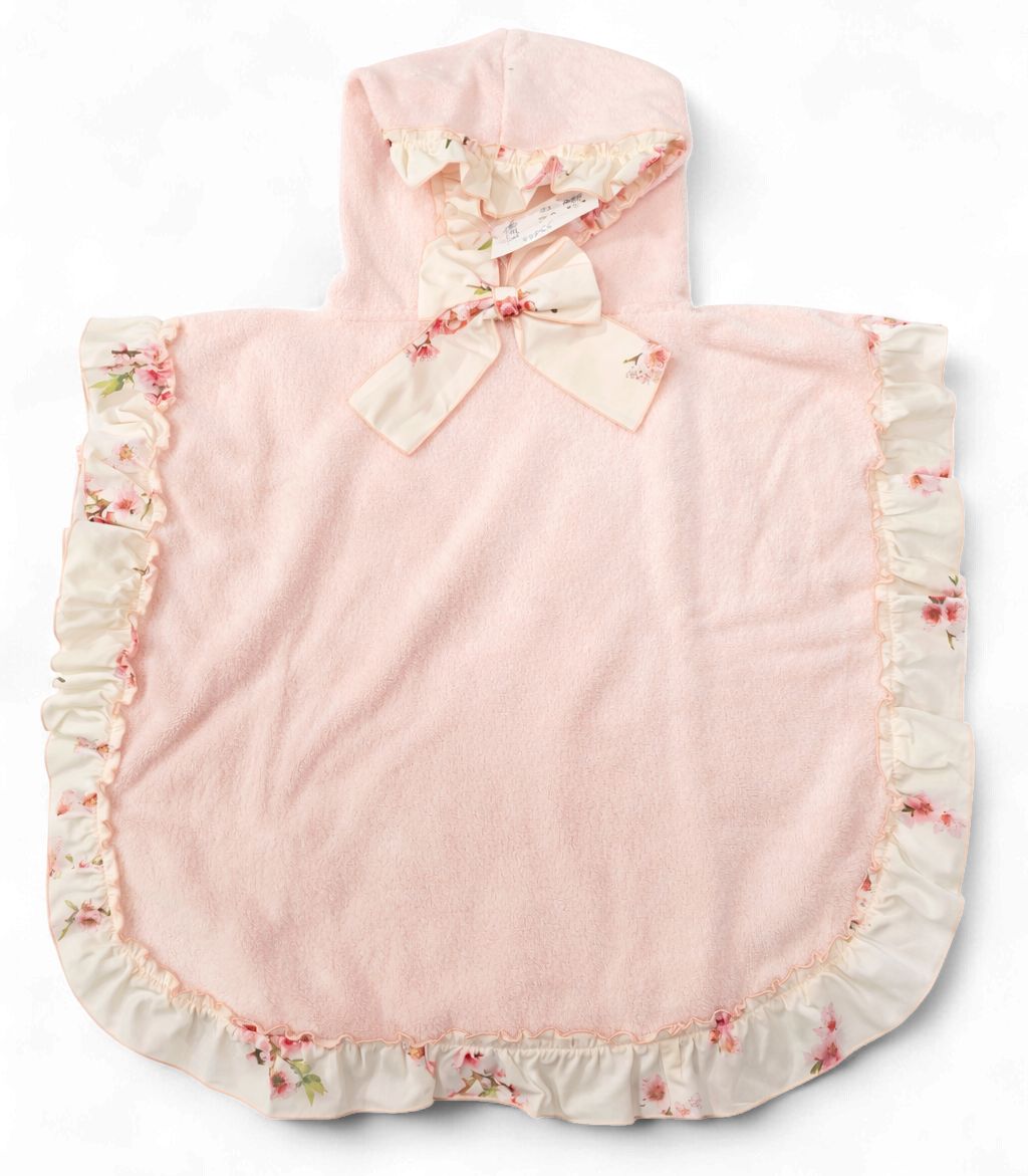 Phi meisjes poncho cherry blossom