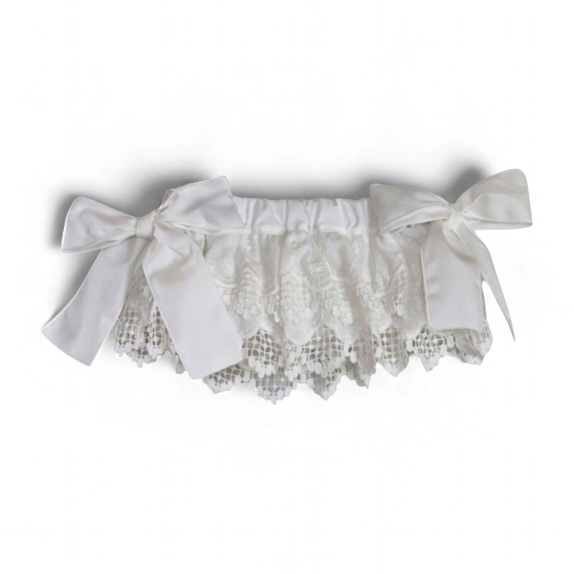 Phi baby meisjes luier broekje wit kant