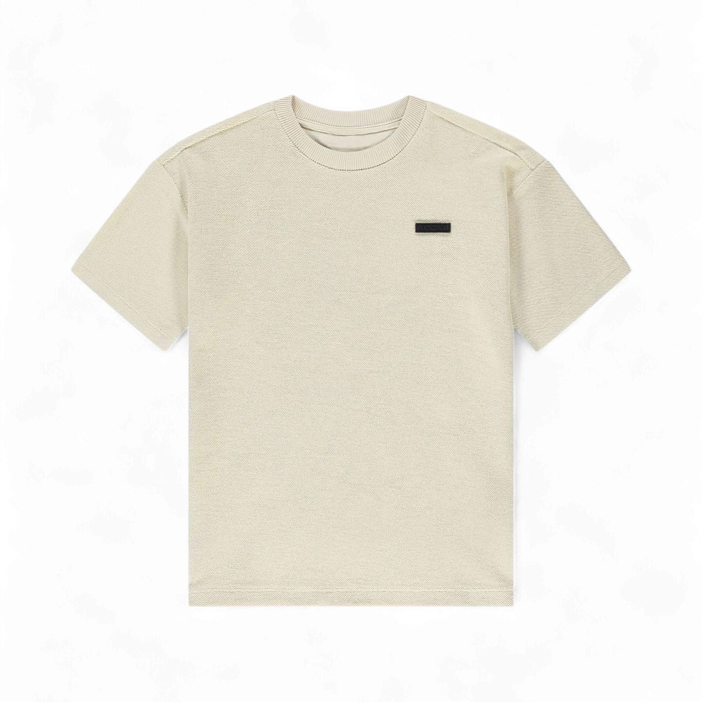 Nik &amp; Nik Oversized T-shirt met logo patch beige