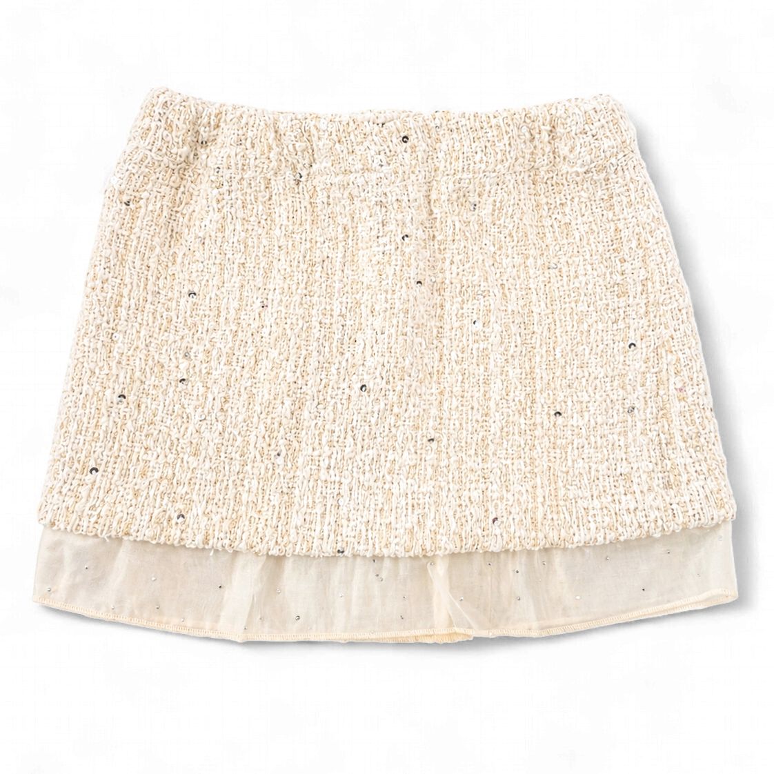 Phi meisjes rok goud gemeleerd